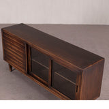 Cabinet - 3 Drawers 2 Doors Dark Brown