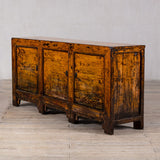 Cabinet - c1920s 3 Doors - Burnt Orange Lacquer