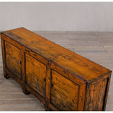 Cabinet - c1920s 3 Doors - Burnt Orange Lacquer