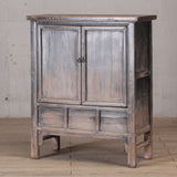 Cabinet - c1920s 2 Doors - Blackwash Finish