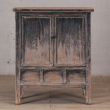 Cabinet - c1920s 2 Doors - Blackwash Finish