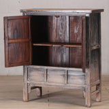 Cabinet - c1920s 2 Doors - Blackwash Finish