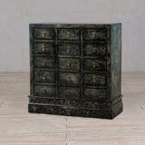 Cabinet - c1920s Apothecary Cabinet with 15 Drawers