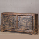 Cabinet - c1920s 2 Doors Blackwash Finish