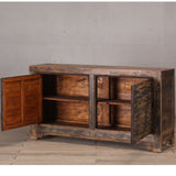 Cabinet - c1920s 2 Doors Blackwash Finish