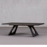 Table - Coffee Table - Dark Wood - Splayed Leg with Keyhole Detail
