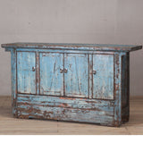 Cabinet - c1920s 4 Doors - Pale Blue Lacquer