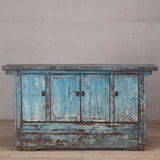 Cabinet - c1920s 4 Doors - Pale Blue Lacquer