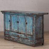 Cabinet - c1920s 4 Doors - Pale Blue Lacquer