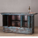 Cabinet - c1920s 4 Doors - Pale Blue Lacquer