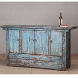 Cabinet - c1920s 4 Doors - Pale Blue Lacquer