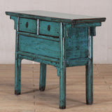 Table - Console Table - c1920s Turquoise Lacquer
