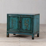 Cabinet - c1920s 2 Doors  - Turquoise Lacquer