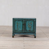 Cabinet - c1920s 2 Doors  - Turquoise Lacquer