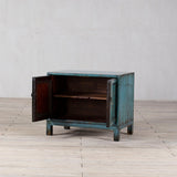 Cabinet - c1920s 2 Doors  - Turquoise Lacquer