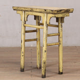 Table - Console Table - Pale Yellow Lacquer