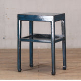 Table - Rectangle Side Table - Dark Blue Lacquer