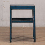 Table - Rectangle Side Table - Dark Blue Lacquer