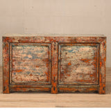 Cabinet - c1920s 2 Doors  - Green Crackle Lacquer