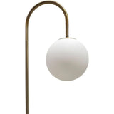 Floor Lamp - Iron and Marble Lamp with Table 162cm
