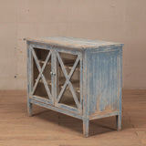 Cabinet - Blue Wash 2 Doors