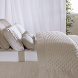 Hudson Linen Bedspread - Flax 244 x 250