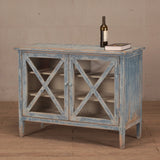 Cabinet - Blue Wash 2 Doors