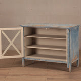 Cabinet - Blue Wash 2 Doors