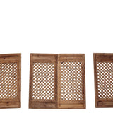 Window Panel - Latticed Wood C1920s