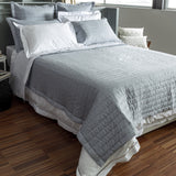 Beam Cotton Sateen Bedspread - French Blue - 244 x 250