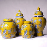 Ceramic vase with lid