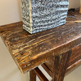 Tall console - reclaimed wood