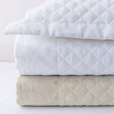 Hudson Linen Bedspread - Flax 244 x 250