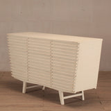 Cabinet - Whitewashed 9 Drawers