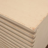 Cabinet - Whitewashed 9 Drawers