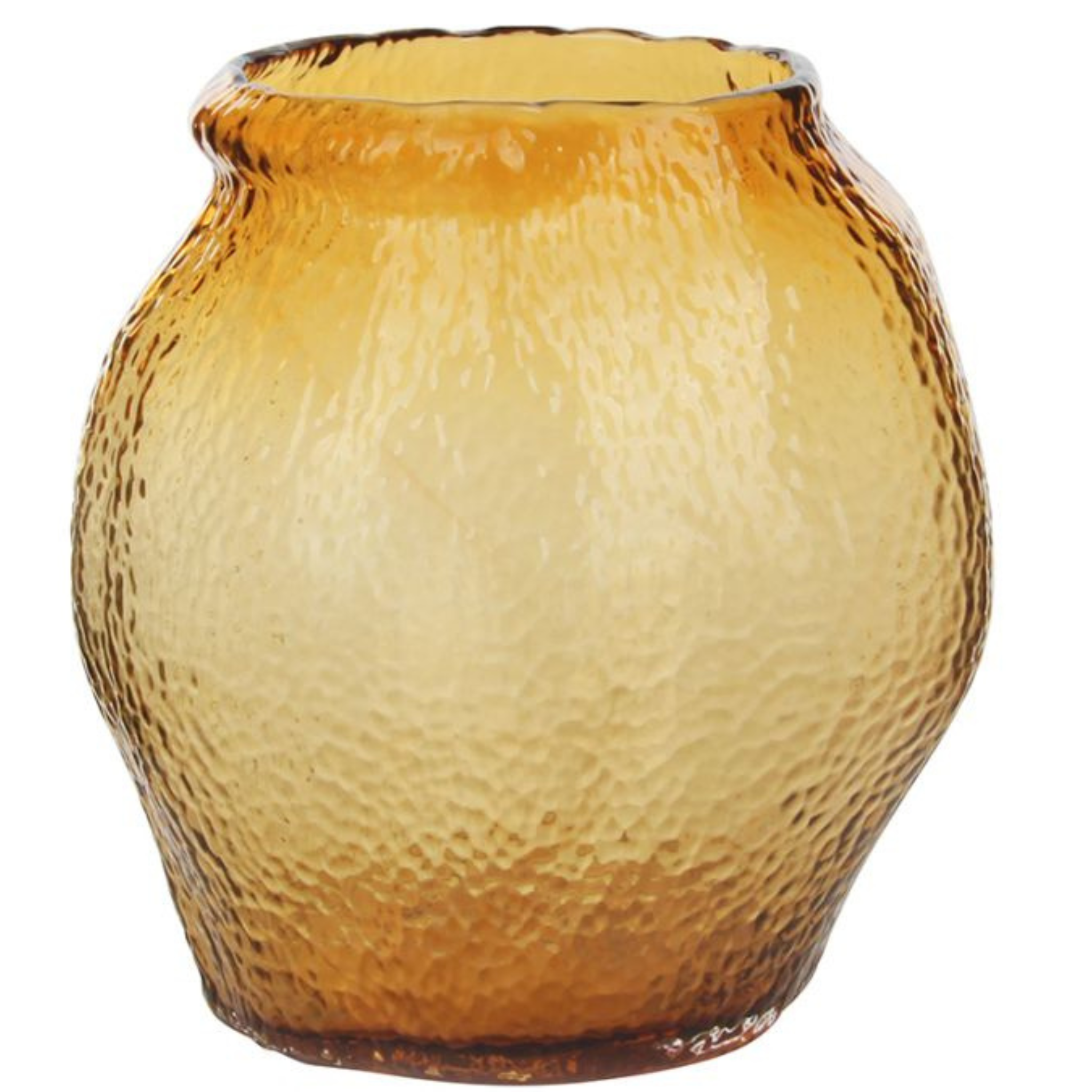 Vase - Frieda Amber Glass Vase