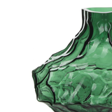 Vase - Ruby Green Glass Vase