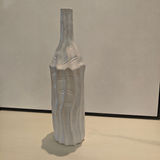 Vase -Textured White