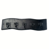 Wall Hook - Black Wood 5 Hook