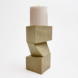 Candle holder - Geo Resin Pillar Candle Holder
