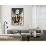 Art - Lady with Necklaces - Framed