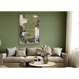 Art - Green Abstract A - Framed