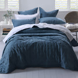 Laundered Linen Bedspread Set