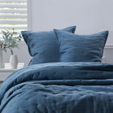 Laundered Linen Quillted Euro - Pair