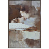 Art - Brown and Cream Abstract