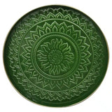 Tray - Metal with enamel finish - Aztec Pattern