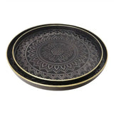 Tray - Metal with enamel finish - Aztec Pattern