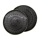 Tray - Metal with enamel finish - Aztec Pattern