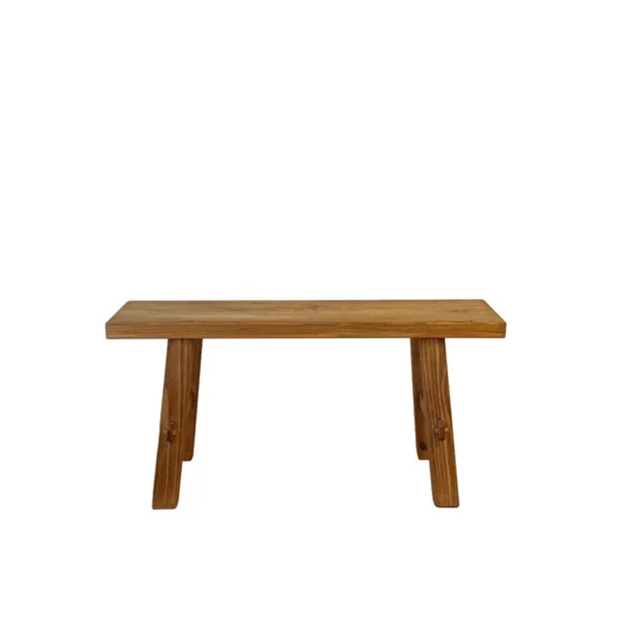 Bench from Reclaimed wood natural finish Medium size