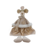 Christmas - Ada Sitting Girl Mouse Champagne